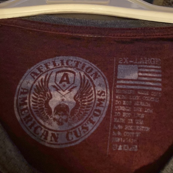 Affliction mens long sleeve shirt - Picture 2 of 3